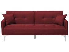 Sofa Bed LUCAN Dark Red