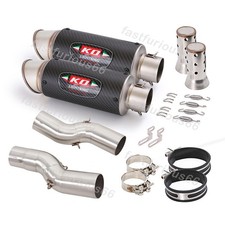 Carbon Fiber Tip For Suzuki Hayabusa GSX1300R 2021-2025 Exhaust Muffler Mid Pipe