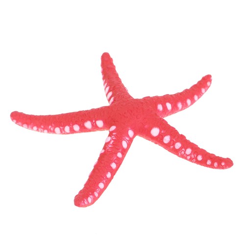 Artificial red sea star - artificial,