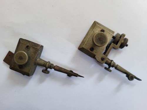 Antique brass trammel - brass,