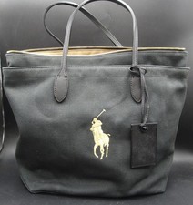 Ralph Lauren Black Canvas Tote