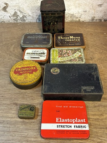 Vintage tobacco tins - 9, x