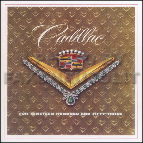 1953 cadillac sales catalog - 1953,