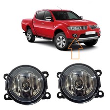 Fit Mitsubishi L200 2005-2015 Front Bumper Fog spot Lamps lights Pair 2PCS