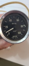 Smiths 0-100Psi Mechanical Oil Pressure Gauge 52mm Black face Chrome Bezel