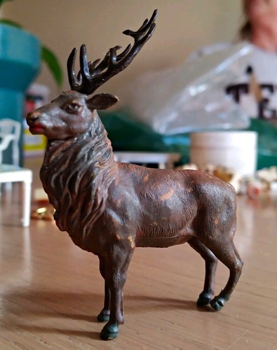 Stag deer ornament brown - deer, ornament,