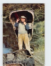 Postcard Coracle Man