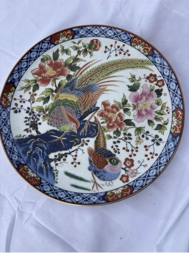 Japanese imari decor plate - japanese,
