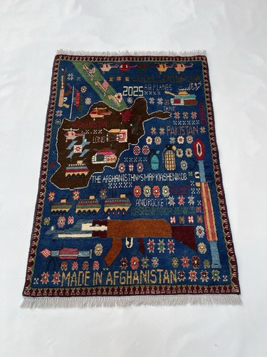 119x81 afghan war rug - cm,