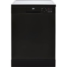 Beko DVN04320B Full Size Dishwasher Black E Rated