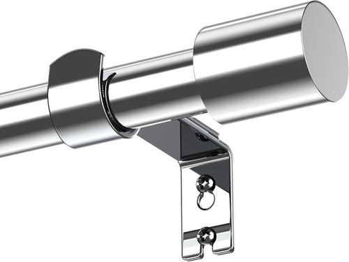 Extendable curtain pole silver - extendable,