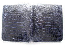 Smythson A5 navy blue Mara