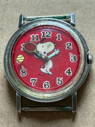 Vintage timex snoopy red - timex,