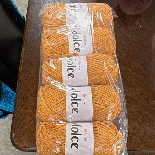 Yarnart dolce orange chenille - yarnart,