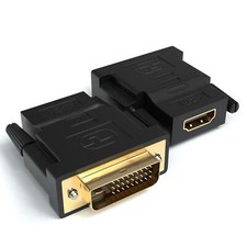 HDMI to DVI Adapter | HDMI Female to DVI Male | Contacts Gold Plated, 2-Piece