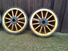 Wooden Cart Wheels, small 24"