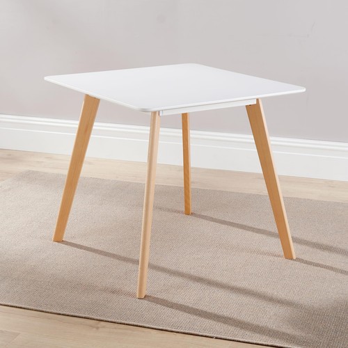 Dining table 80cm beech legs - dining,