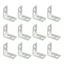 12Pcs Small L Shape Metal