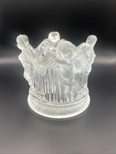 VTG Art Deco Frosted Cherub