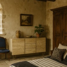 Bali Light Mango Wood Gold XL