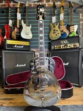 Ozark 3515BTE Thinline Resonator Nickel Plated Electro Acoustic Guitar