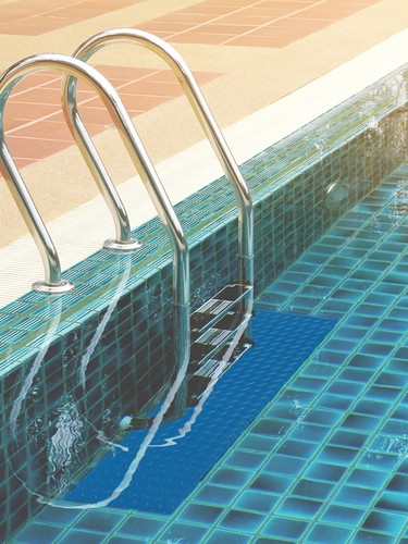 Pvc pool ladder step - pool,