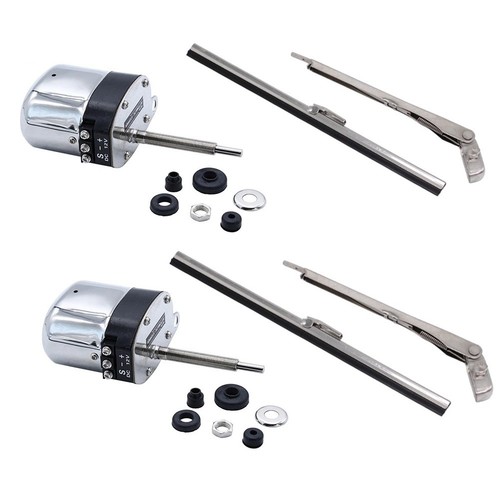 Pair stainless steel wiper - steel,