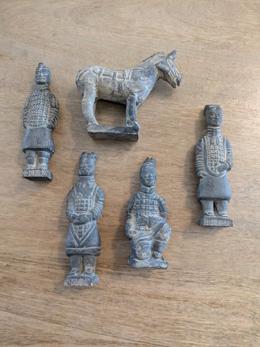 Set vintage terracotta - of, 5