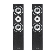 Fenton SHFT60B Tower Speaker Pair - Black Floor Standing HiFi System 350W