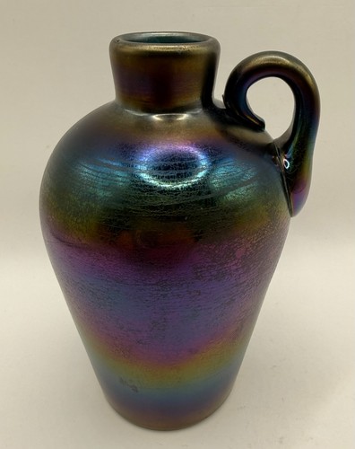 Vintage iridescent crackle - iridescent,