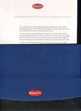 Bugatti EB 16.4 Veyron Geneva Motor Show 2004 sales brochure / press item