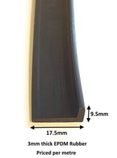 L Shaped Rubber Angle Section