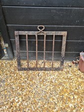 Vintage Heavy Cast Iron Window