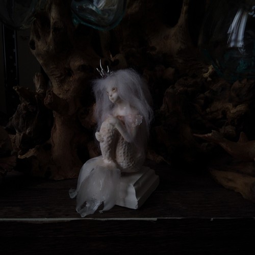 Ooak chalkware mermaid 8 - ooak,
