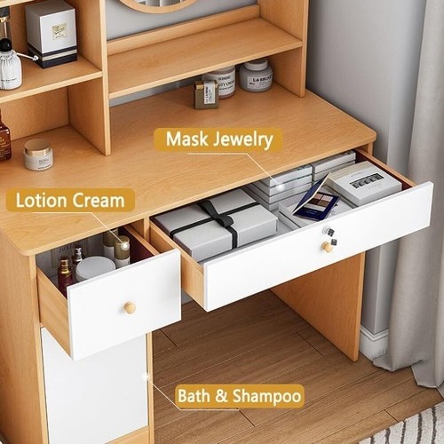 Dressing table vanity set - dressing,