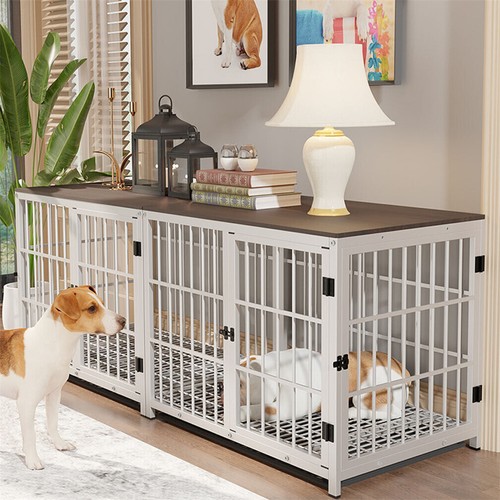 Wooden indoor dog cage xxxl - indoor,