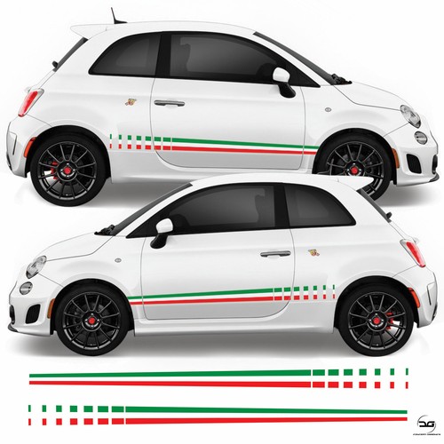 Italian flag fade side - italian,