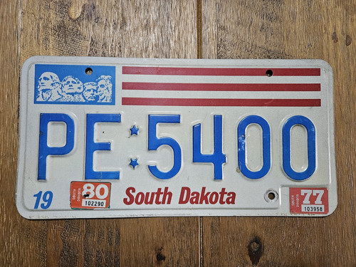 Vintage south dakota licence - south,