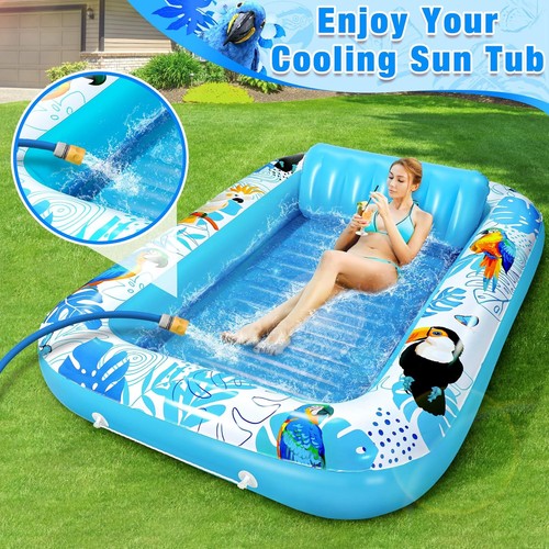Inflatable pool bed lounger - inflatable,