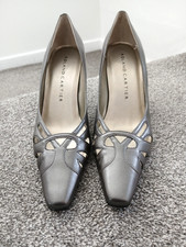 BNWB Roland Cartier Ladies Heeled Occasion/Evening Shoes in Pewter, Size 5.5