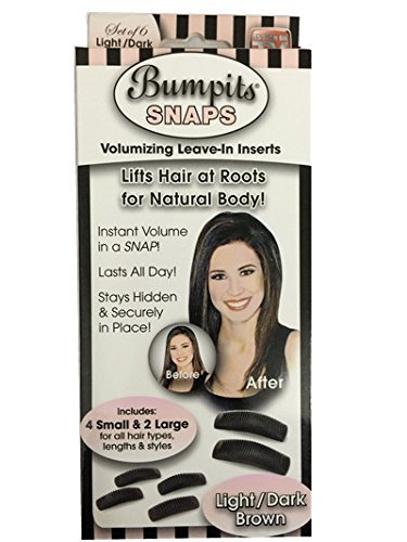 Black bumpits snaps - black,