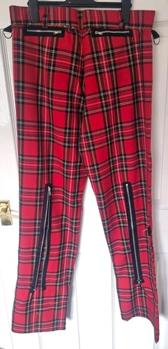 Y2k vintage red - red, tartan