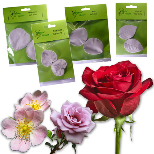 Leaf veiner petal mould rose - leaf,