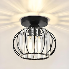 Modern LED Crystal Ceiling Light Chandelier Living Room Hallway Pendant Lamp UK