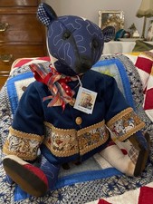 Portobello Bear  1/1 by Amy Goodrich, 21 inches old MY HEART MY HOME 