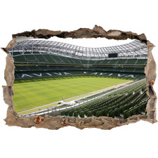 Aviva Stadium Removable Wall Sticker | Smashed Rugby Stadium Decal