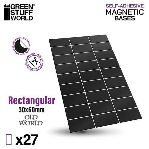 Rectangular 30x60mm self - rectangular,