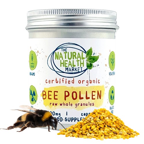 Organic bee pollen capsules - bee,
