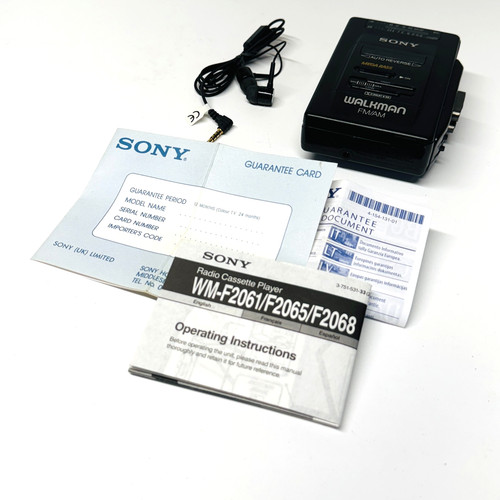 Sony f2068 walkman - sony, cassette