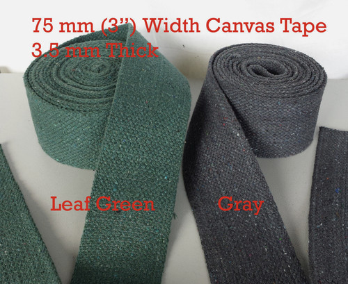 Inch 75mm wide thick - 3", cotton